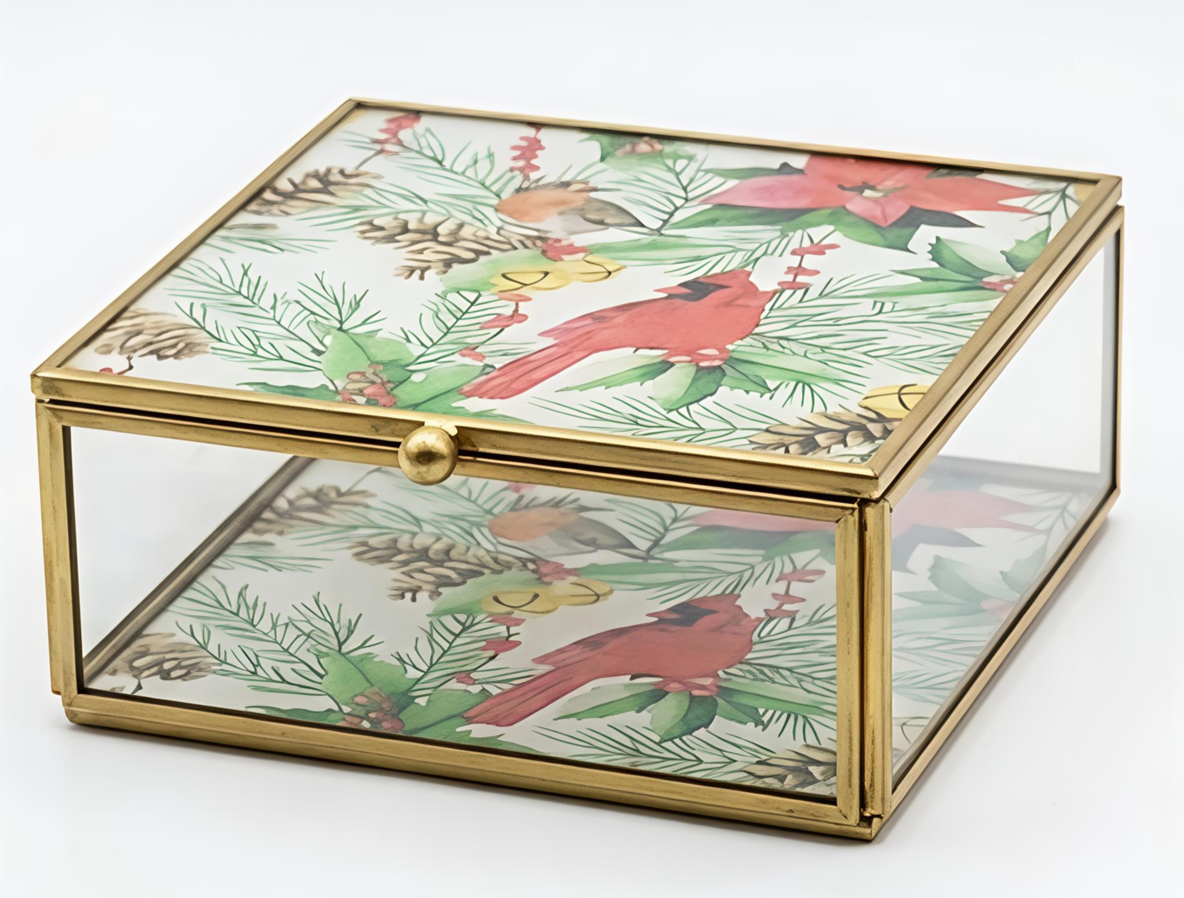 Glass Jewelry Box